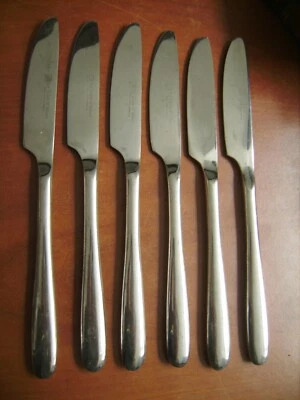 Lot de 6 couteaux monoblocs "La Table d'Albert"  en inox longueur 21 cm - Photo 1/3