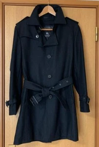 Burberry Men JP-size M Coat Burberry Black Label Wool Trench Coat With Liner Out - Picture 1 of 9