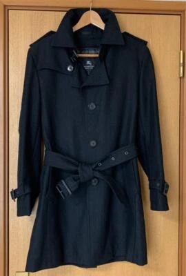 Burberry Men JP-size M Coat Burberry Black Label Wool Trench Coat With Liner Out - Image 1 of 4
