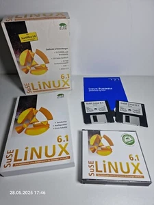 Système d'exploitation SuSE Linux 6.1 OS version complète PC CD ROM BIG BOX d'occasion - Photo 1/12
