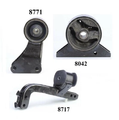Montaje de motor delantero y trasero 3 piezas para Hyundai Elantra 1994-1995 1,8 L - transmisión automática Foto 1 de 4