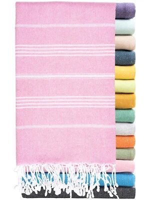 豪华沙滩浴 土耳其 PESHTEMAL TOWEL 100% COTTON-ORGANIC 正品 美国卖家 — 第 1/4 张图片