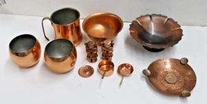 11 Moscow Mule Coppercraft Guild Tea Mugs Cups Candle Goblet Salt Pepper Jello - Picture 1 of 10