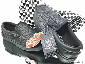 Zapatillas de patinar VANS clásicas sin cordones Karl Lagerfeld negras/KQULT VN0A38F7OEI para hombre/mujer - Imagen 1 de 6