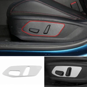 For Hyundai Elantra 2021-2022 Silver Titanium Seat Adjust Handle Button Panel - Imagen 1 de 6