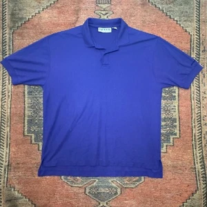 Vintage Levi's Men's Purple Short Sleeve Late 80's/Early 90's Polo Shirt Size XL - Imagen 1 de 9