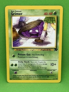 Grimer 57/82 - casi nuevo - Eng - WotC Team Rocket Unlimited 2000 - común - Imagen 1 de 3