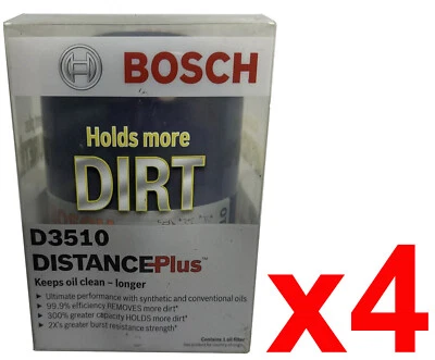 For 1965-2004 Chevrolet GMC Hummer Pontiac OEM GENUINE OIL FILTER 4PCS D3510 - Image 1 of 4