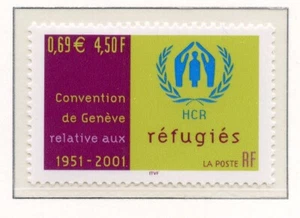 PHOTO CONTRACTUELLE / TIMBRE FRANCE NEUF N° 3416 ** REFUGIES - Photo 1/1