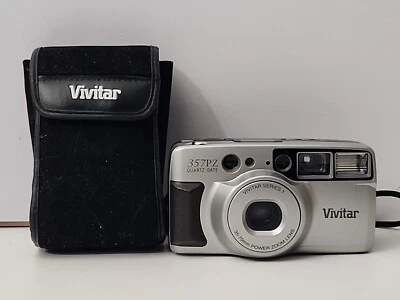 Vintage VIVITAR SERIES 1 357PZ Quartz Date 35mm Point & Shoot Film Camera - Image 1 of 4