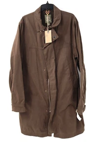 NWT Timberland Trench Coat Mens Large Earthkeepers Waxed Cotton Vintage Look - Picture 1 of 22