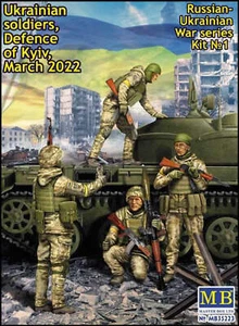 Master Box LTD 1/35 Box Russia Ukraine War Ukrainian Soldiers Defense of Kyiv Ma - Picture 1 of 1