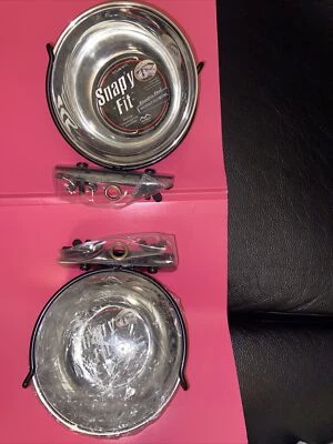 2 cuencos de alimentación de agua Midwest para mascotas Snappy Fit modelo 49-10 OZ de acero inoxidable Foto 1 de 4