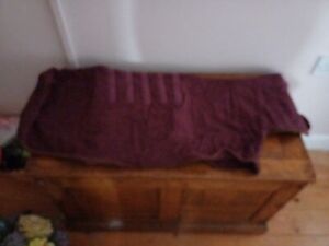 New With Bag  Ruff and Tumble Dog Drying  Coat, Country Collection XL Burgundy