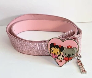 Kai-Lan Tolee Girls Belt Pink Glitter RARE S M  - Picture 1 of 8