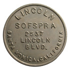 Santa Monica, CA Sofspra Coin-Op 25¢ 5 Minute Car Wash Token