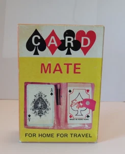 Vintage Card Game "Card Mate" Open Box Game sealed Unused Hong Kong NOS 1960s - Picture 1 of 9
