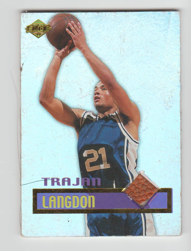1999-00 Collector's Edge Rookie Rage Authentic Gameball #TL Trajan Langdon RC - Image 1 of 1