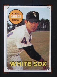 1969 Topps Baseball Card #54 Cisco Carlos (NM) - Imagen 1 de 2