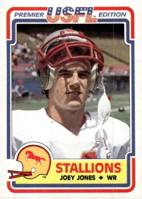 1984 Topps USFL #13 Joey Jones - Image 1 of 2