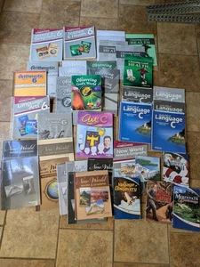 Abeka 6th Grade LOT 36+ Curriculum Set Beka Math Science Language History Health - Picture 1 of 13