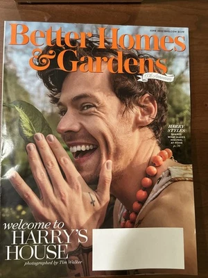 HARRY STYLES - Better Homes & Gardens Magazine - June 2022 - Homes and Gardens - Image 1 of 4