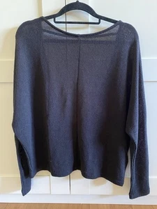 H&M Dolman Sleeve Backless Knit Top In Black, Small, NWOT - Picture 1 of 5