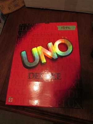 Uno Deluxe Card Game Mattel 2001 Complete pad and pencil included - Image 1 of 4