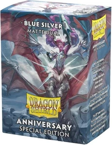 Arcane Tinmen ART15064 Dragon Shield: Matt-Blue/Silver Special Edition, Blau/Si - Bild 1 von 7