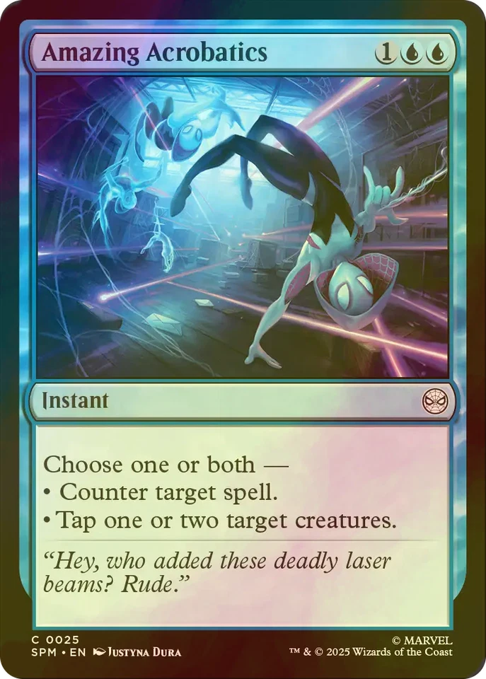 MTG FOIL Amazing Acrobatics English SPM - Image 1 of 1