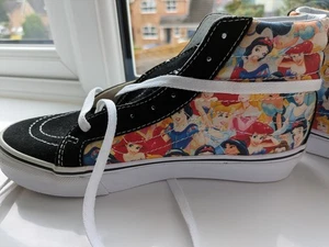 Disney x VANS Limited Edition Princess trainers Size 4 - Picture 1 of 9