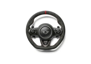 NEW MINI F54 F55 F56 F57 JCW ALCANTARA AND CARBON STEERING WHEEL 32302364770 - Picture 1 of 3