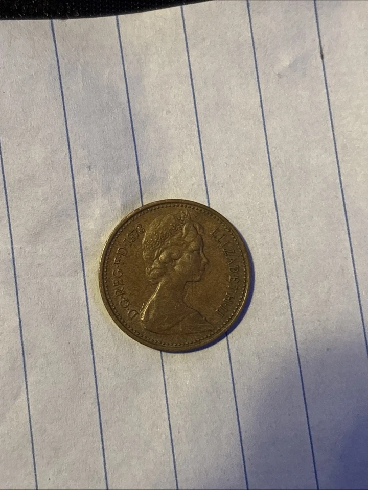 UK England 1973 “New” PENNY Queen Elizabeth II Decimal - International Coin - Image 1 of 2