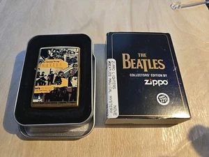 Vintage 1997 The Beatles Anthology Brass Zippo Lighter NEW - Picture 1 of 2