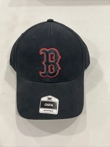 Boston Red Sox Baseball MLB Black Fan Favorite MVP Adjustable Hat NEW - Picture 1 of 2
