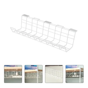 Power Strip Storage Rack Desk Cable Holder Office Under-desk Organizer Cord - Afbeelding 1 van 12