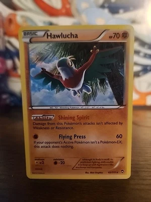 HAWLUCHA - 63/111 - XY Furious Fists - Holo - Pokemon Card  - Image 1 of 2