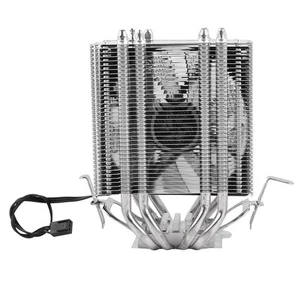 4 Heat Pipe CPU Fan Radiator Cooler Heat Sink For LGA 1366 1155 775 FY - Afbeelding 1 van 9