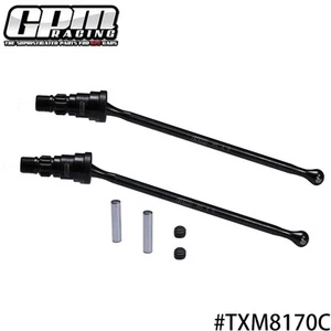 GPM Carbon Steel F/R Driveshaft TRAXXAS 1/5 X-Maxx 8S Ultimate 1/6 Funco Sand 8S - Picture 1 of 2
