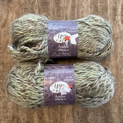 2 Skeins Yarn Bee Andes Alpaca Blend Yarn Rosalinda - Image 1 of 4