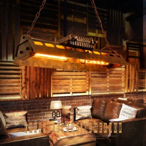 Retro Vintage Industrial Eisen Deckenleuchte Hängelampe Esszimmer Pendelleuchte - Afbeelding 1 van 4
