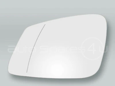 White Heat. Door Mirror Glass and Backing LH fits 12-18 BMW 3-Series F30 F31 F34 - Image 1 of 2