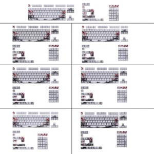 128Key Mechanical Keyboards Keycaps OEM Height Sublimations Multiple Languages - Picture 1 of 15