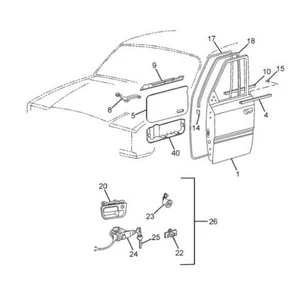 COVER PADDING DESTRO COVER INTERNO  TATA SAFARI PICK-UP - Foto 1 di 3