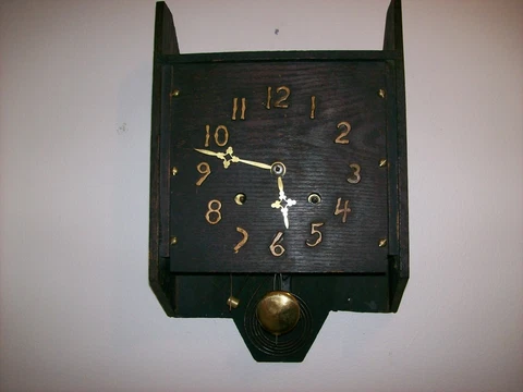 MISSION STYLE WALL CLOCK Cover
