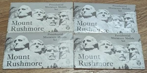 Mount Rushmore Präsidentenmedaillen Lot 4 Sets Medaillen Stempelglanz 16 Medaillen!! - Bild 1 von 6
