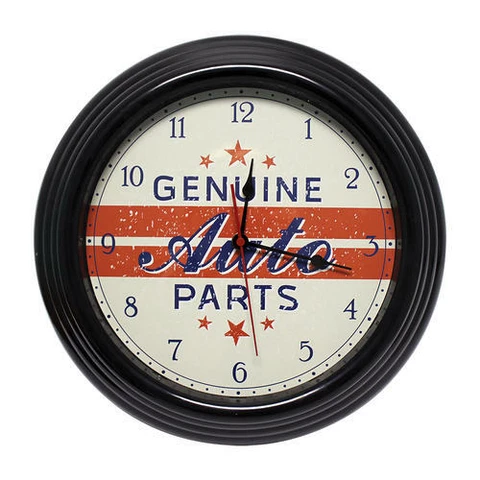 Genuine Auto Parts 14" Vintage LED Wall Clock Cover