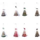 8 StCke Holzscheiben DIY Weihnachten AnhNger Ornamente mit HNgen String 4615