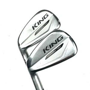 Left Handed Cobra King Forged Tec 2020 Irons / 5-PW / KBS $-Taper Lite Regula... - Picture 1 of 10