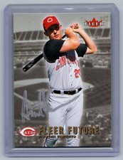 2002 Fleer Future Austin Kearns Card Auto-Cincinnati Reds